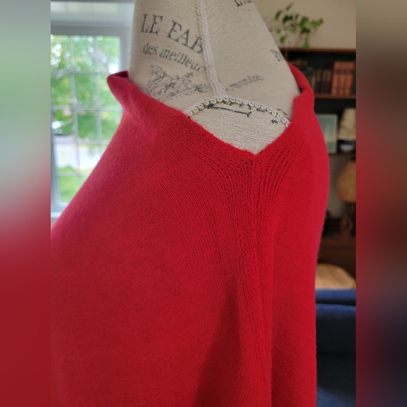 Red Cape Sweater - Picture 2 of 6